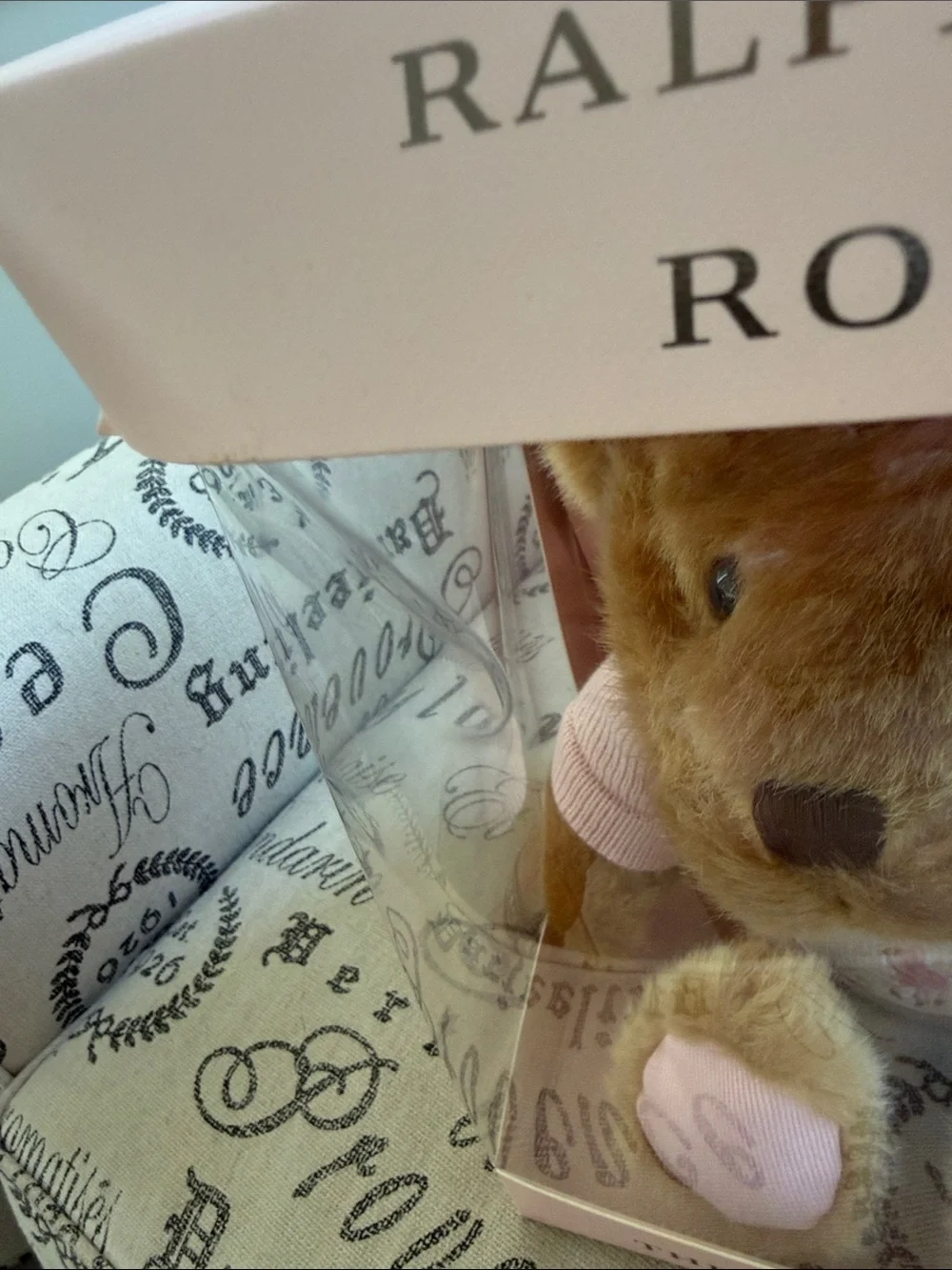 Ralph Lauren 2021 Romance Teddy Bear with Pink Sweater
